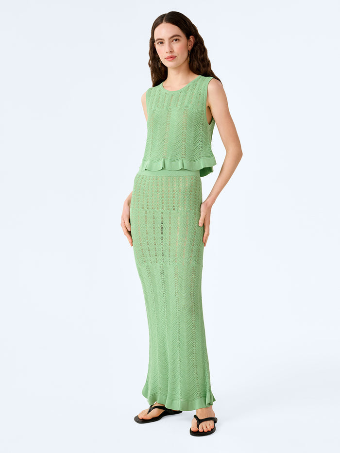 Jayde Top in Green