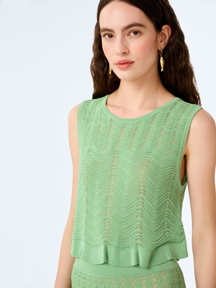 Jayde Top in Green