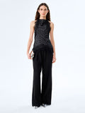 Jayne Top in Black Polka Dot
