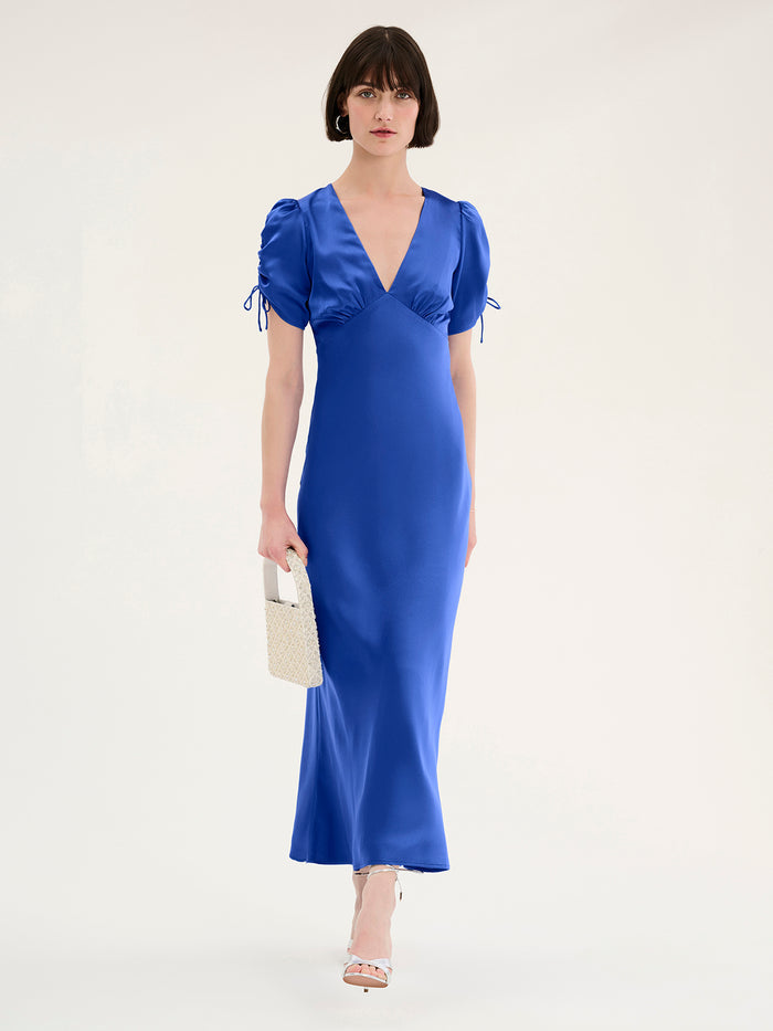 Jemima Dress in Cobalt