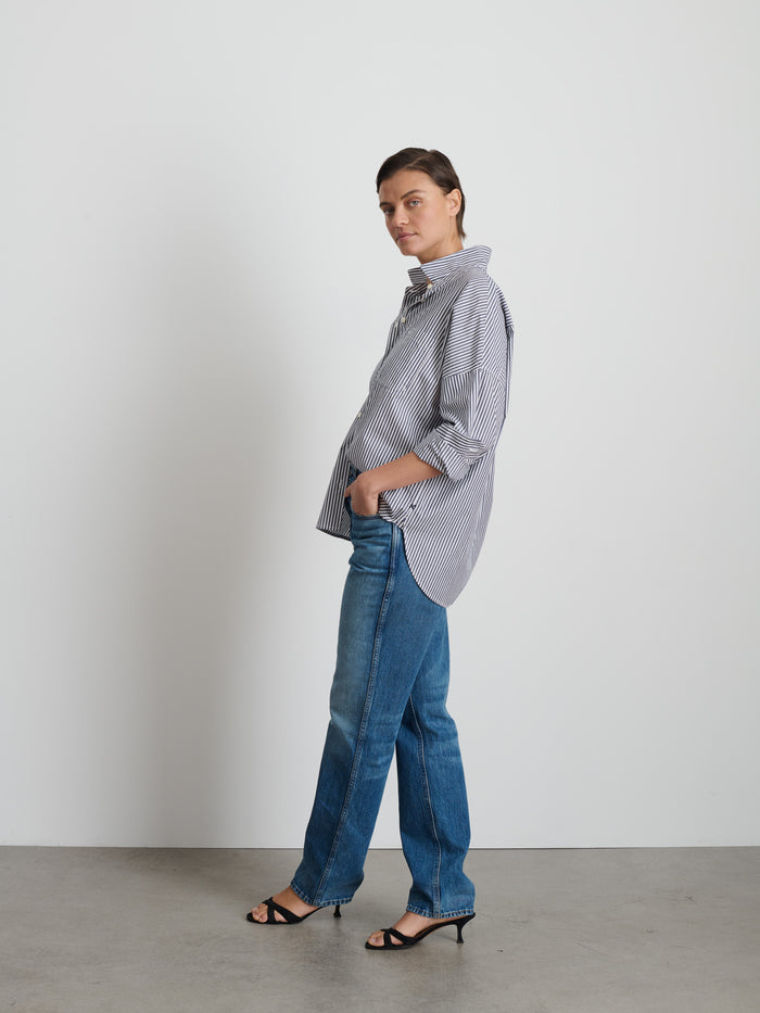 Standard Shirt In Bi Stripe