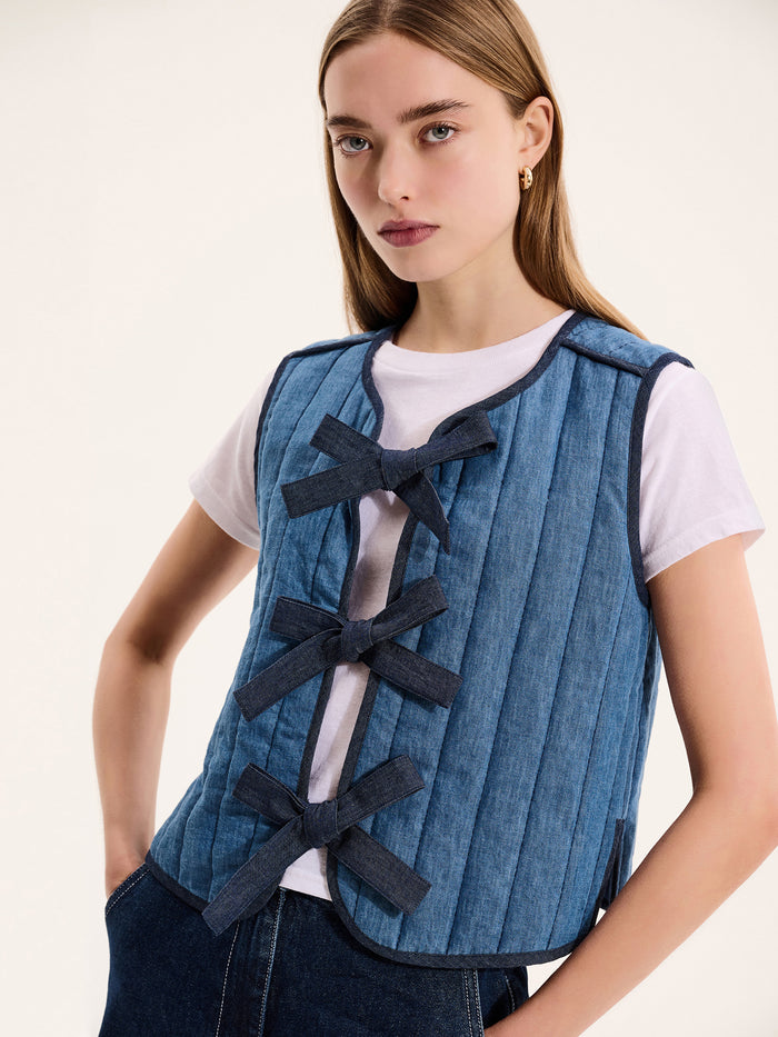 Jojo Gilet in Blue