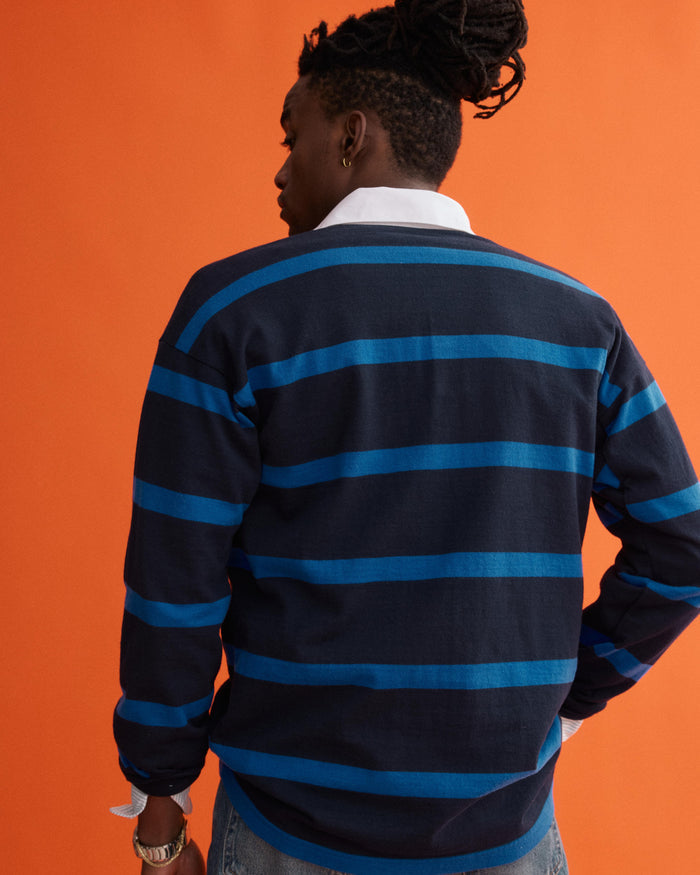 J.Press x Alex Mill Rugby Striped Shirt In Cotton