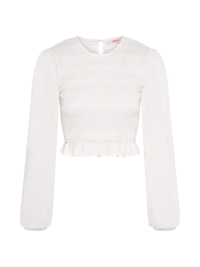 Kaloppe Top in White