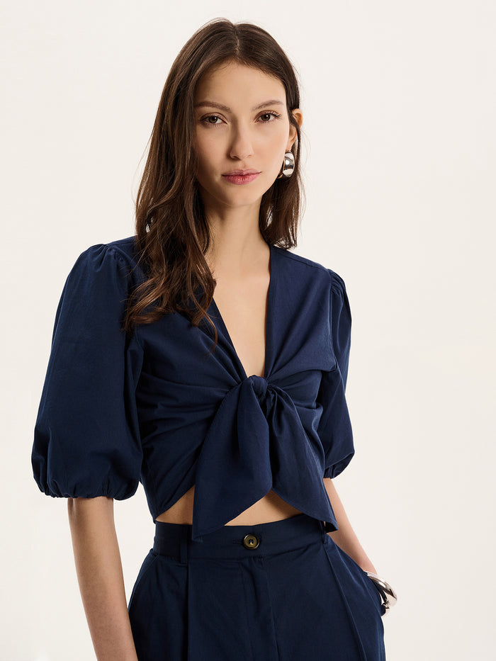 Karina Top in Navy