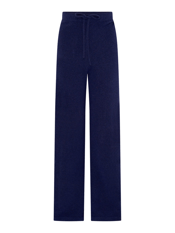 Kenny Knit Trouser in Navy
