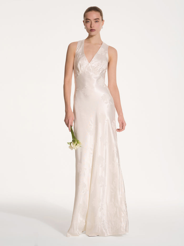 Kew Dress in Ivory