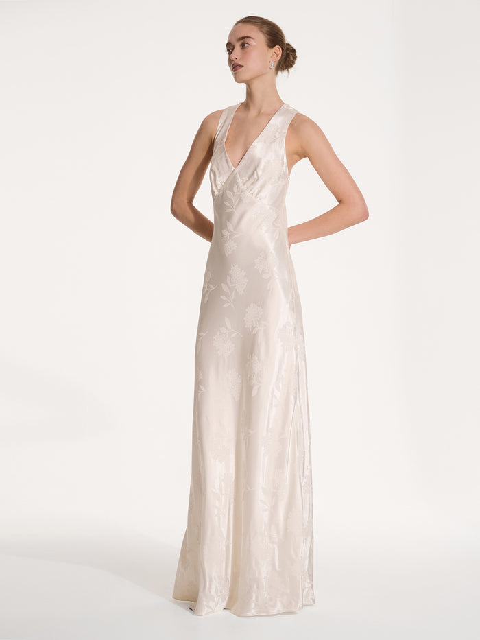 Kew Dress in Ivory