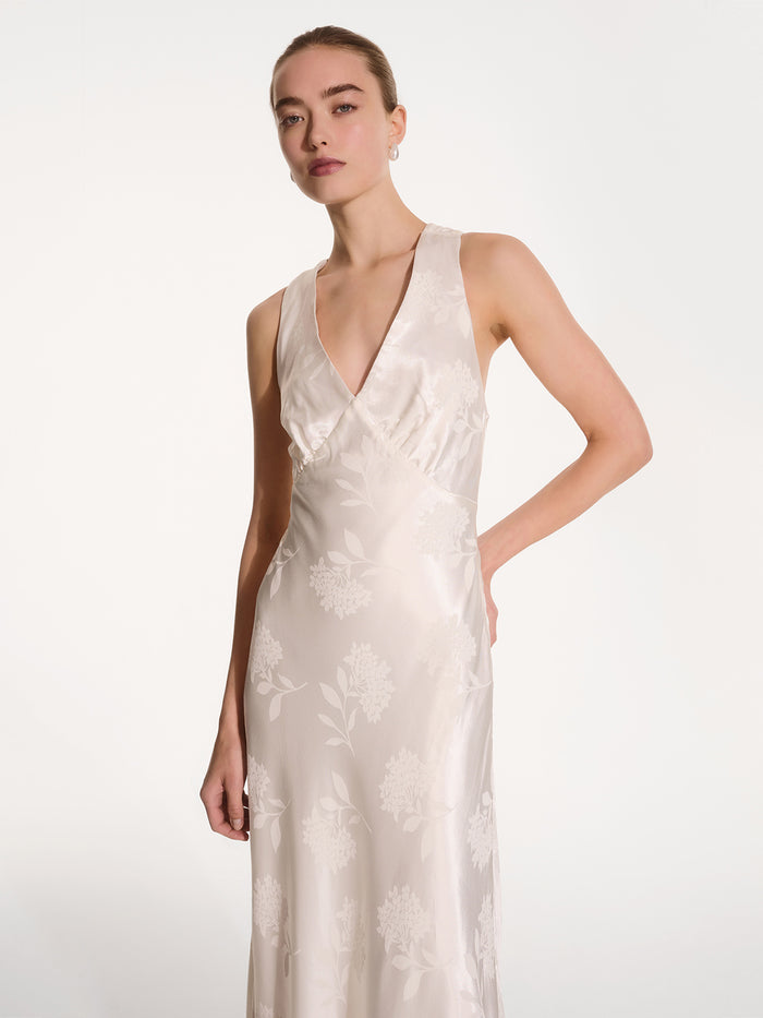 Kew Dress in Ivory