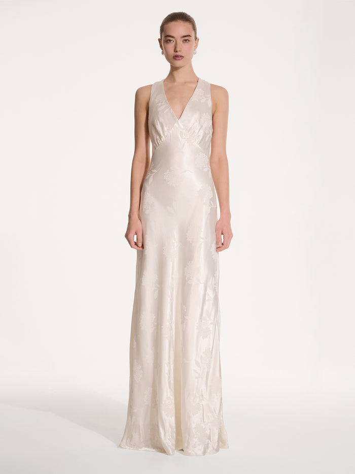 Kew Dress in Ivory