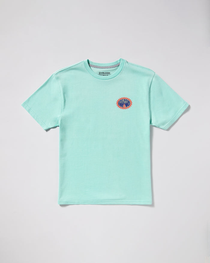 Kids' Bb Solarized Short Sleeve Tee-Aqua-Volcom