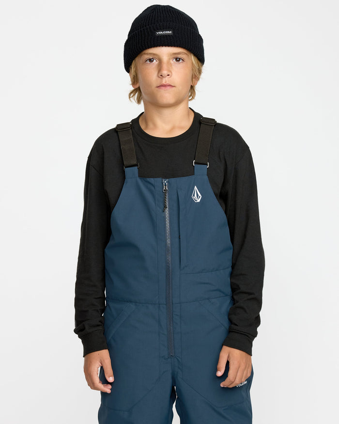 Kids' Barkley Insulated Bib Overall-Deep Blue-Volcom