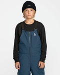 Kids' Barkley Insulated Bib Overall-Deep Blue-Volcom