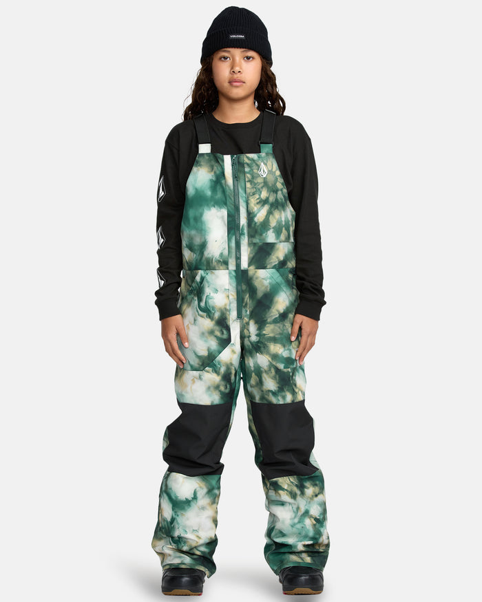 Kids' Barkley Insulated Bib Overall-Shamrock Heather-Volcom