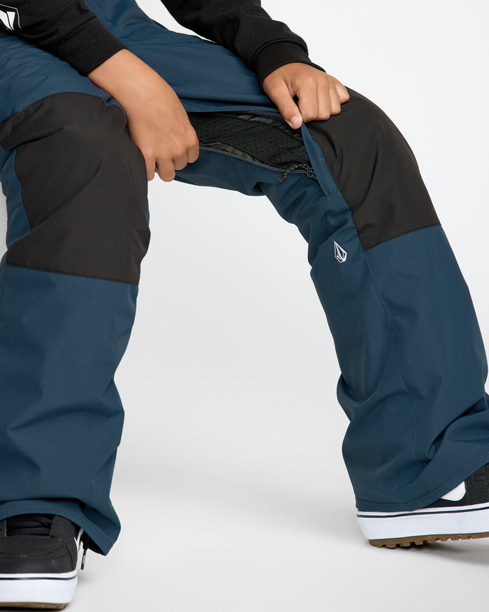 Kids' Barkley Insulated Bib Overall-Deep Blue-Volcom