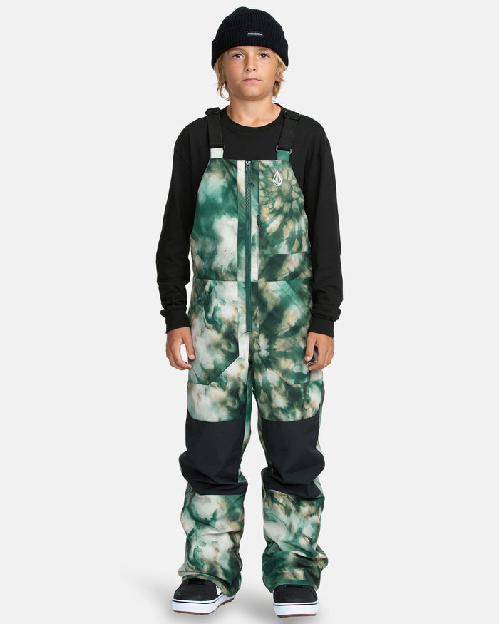 Kids' Barkley Insulated Bib Overall-Shamrock Heather-Volcom