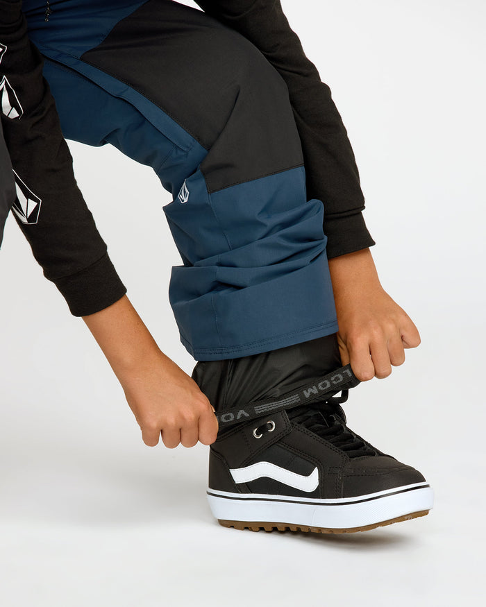 Kids' Barkley Insulated Bib Overall-Deep Blue-Volcom