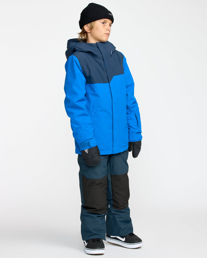 Kids' Barkley Insulated Bib Overall-Deep Blue-Volcom