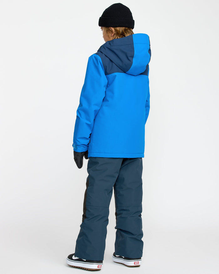 Kids' Barkley Insulated Bib Overall-Deep Blue-Volcom