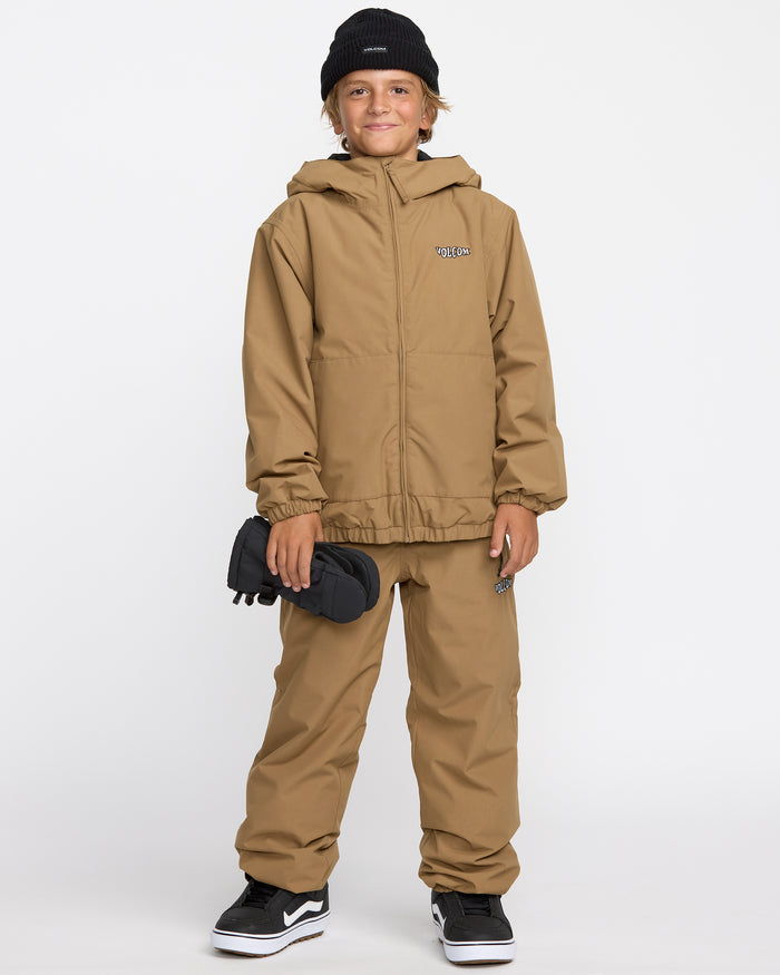 Kids' Chaos Full Zip Jacket-Bronze-Volcom