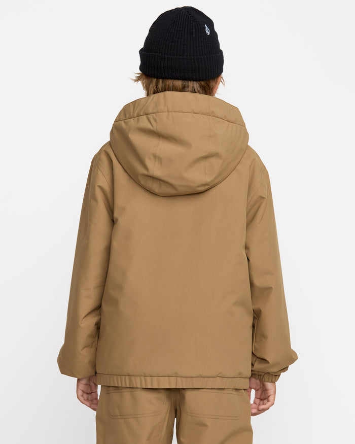 Kids' Chaos Full Zip Jacket-Bronze-Volcom
