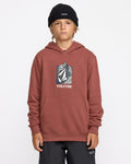 Kids' Youth Essential Hoodie-Henna-Volcom
