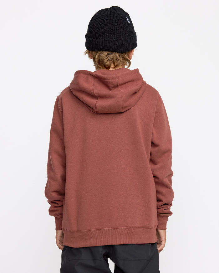 Kids' Youth Essential Hoodie-Henna-Volcom
