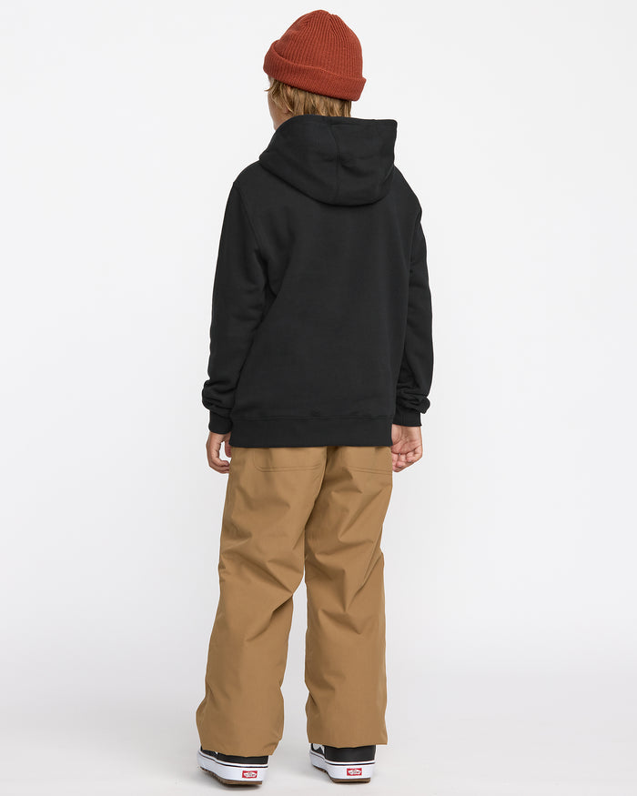 Kids' Youth Essential Hoodie-Black-Volcom