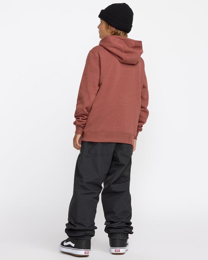 Kids' Youth Essential Hoodie-Henna-Volcom