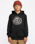 Kids' Hydro Fleece Hoodie-Black-Volcom
