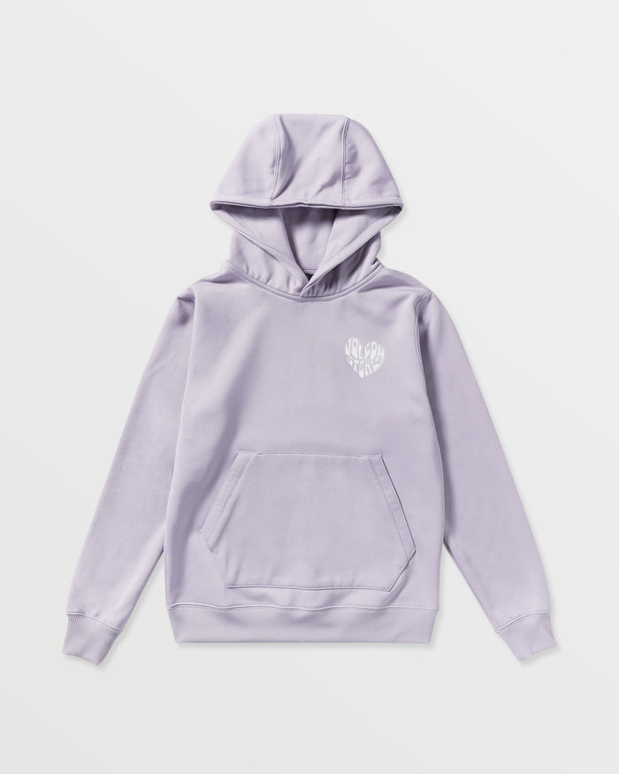 Kids' Hydro Fleece Hoodie-Lavender Aura-Volcom