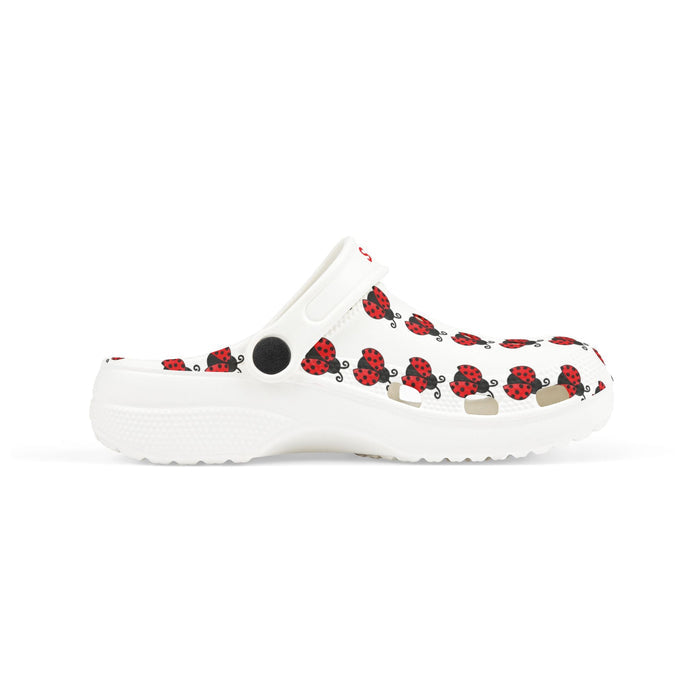 Kids Ladybug EVA Foam Clogs — Lightweight Slip-On Sandals with 'Ladybugs' Print - 314 Originals