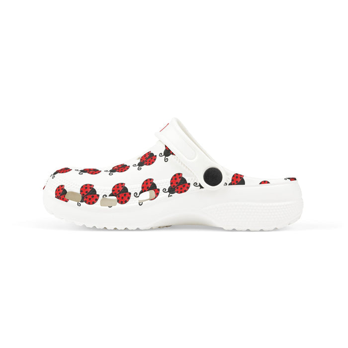 Kids Ladybug EVA Foam Clogs — Lightweight Slip-On Sandals with 'Ladybugs' Print - 314 Originals