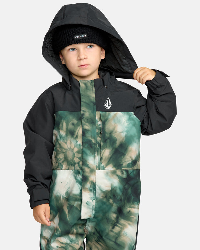 Kids' Little Flurry One Piece-Shamrock Heather-Volcom