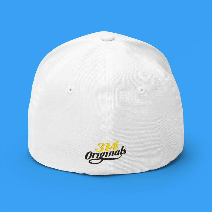 King's Gear Embroidered Crown Script Cap — 314 Original Closed-Back Structured Hat - 314 Originals
