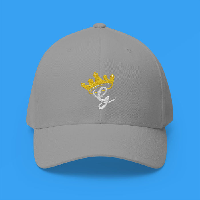 King's Gear Embroidered Crown Script Cap — 314 Original Closed-Back Structured Hat - 314 Originals