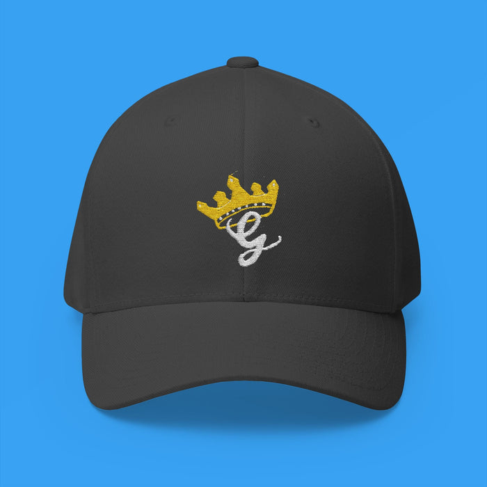 King's Gear Embroidered Crown Script Cap — 314 Original Closed-Back Structured Hat - 314 Originals