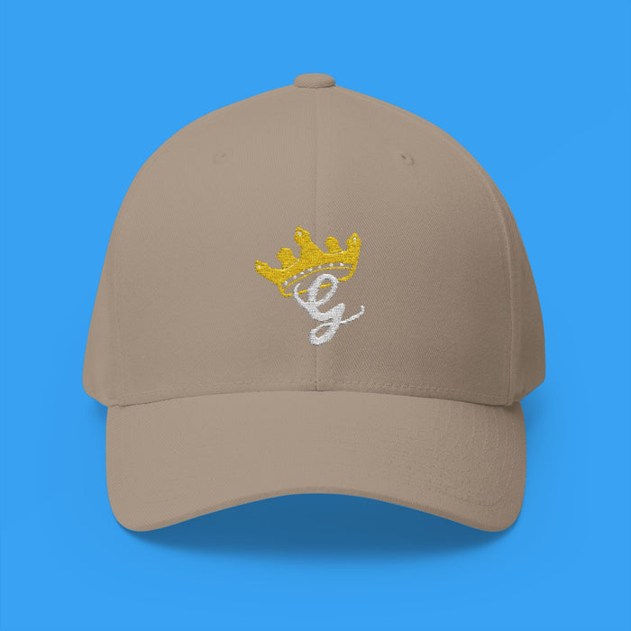King's Gear Embroidered Crown Script Cap — 314 Original Closed-Back Structured Hat - 314 Originals