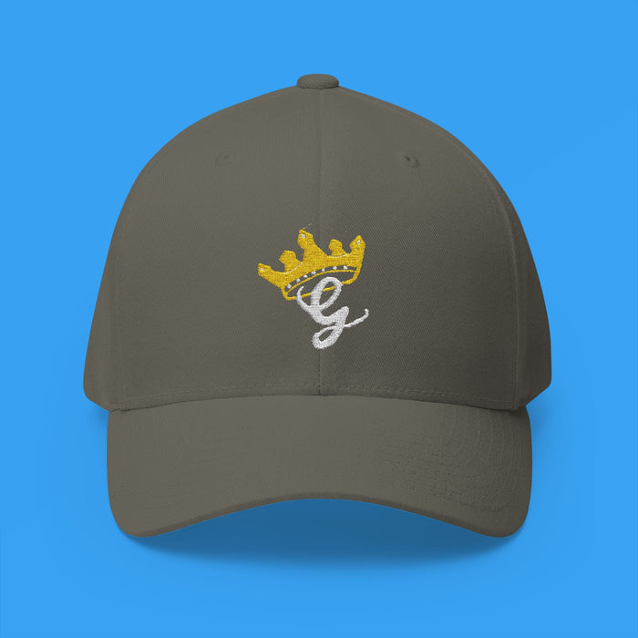 King's Gear Embroidered Crown Script Cap — 314 Original Closed-Back Structured Hat - 314 Originals