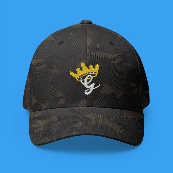 King's Gear Embroidered Crown Script Cap — 314 Original Closed-Back Structured Hat - 314 Originals