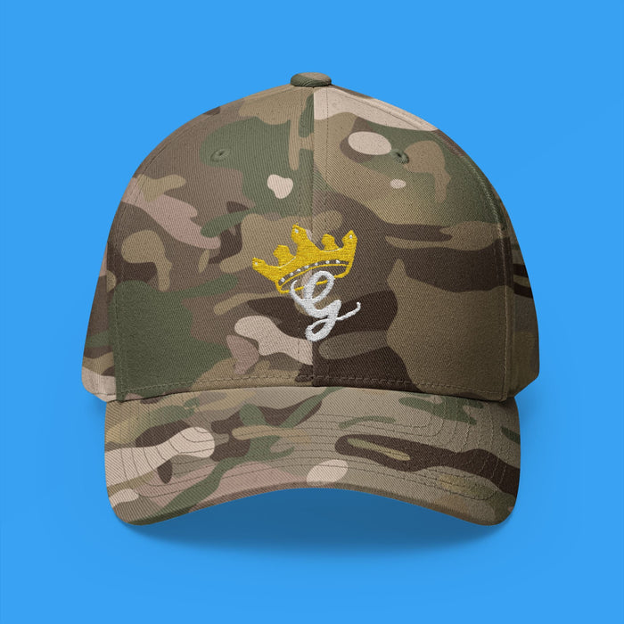 King's Gear Embroidered Crown Script Cap — 314 Original Closed-Back Structured Hat - 314 Originals