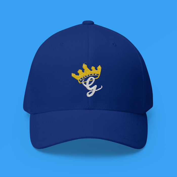 King's Gear Embroidered Crown Script Cap — 314 Original Closed-Back Structured Hat - 314 Originals
