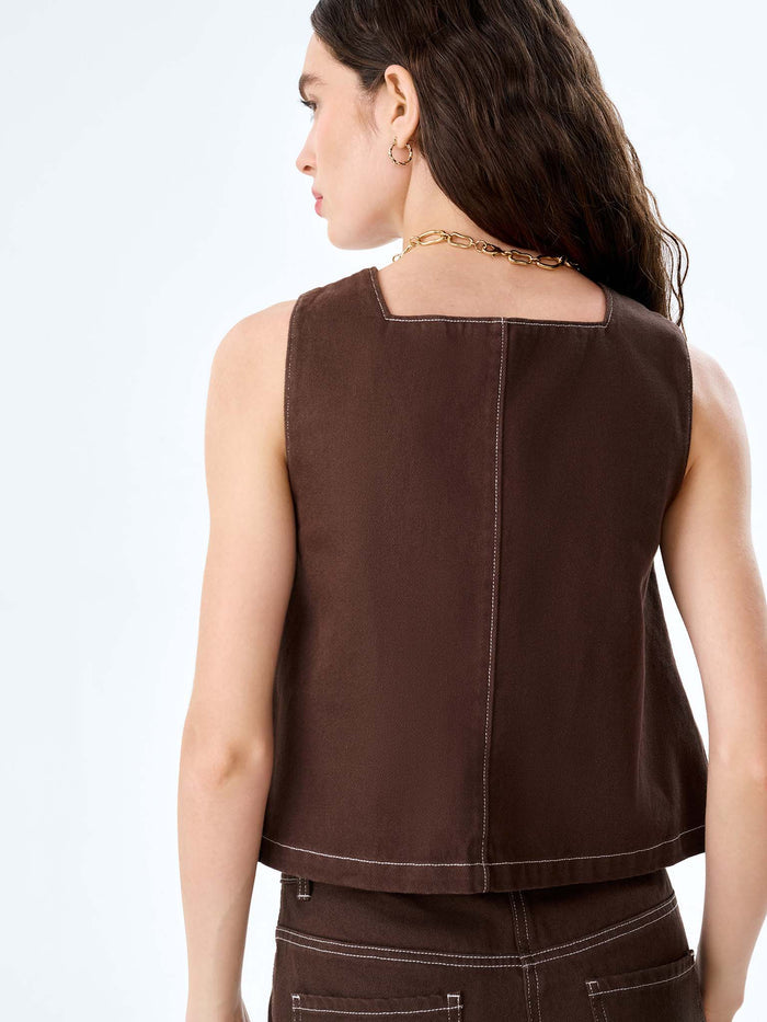 Kiri Top in Chocolate