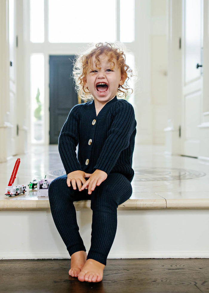 Knit Leggings - Black