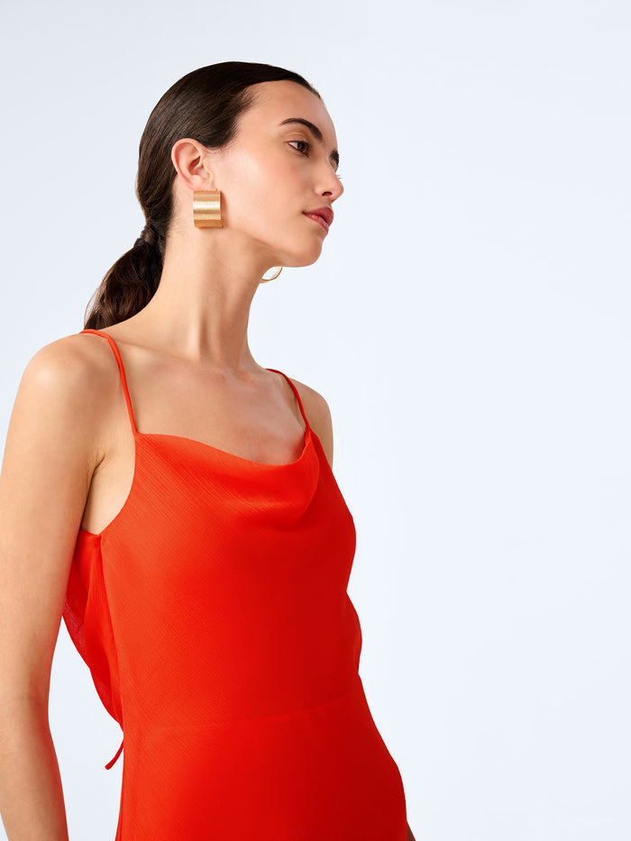 Koko Dress in Tangerine