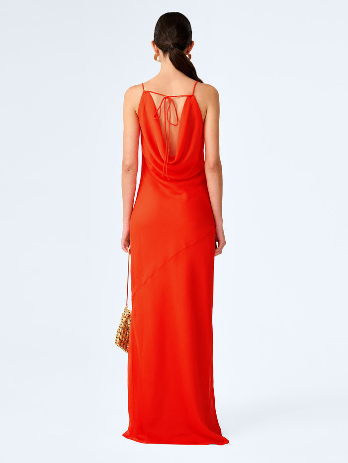 Koko Dress in Tangerine