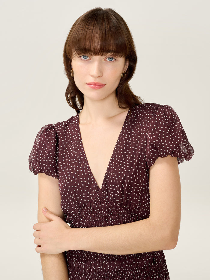 Kristen Dress in Chocolate