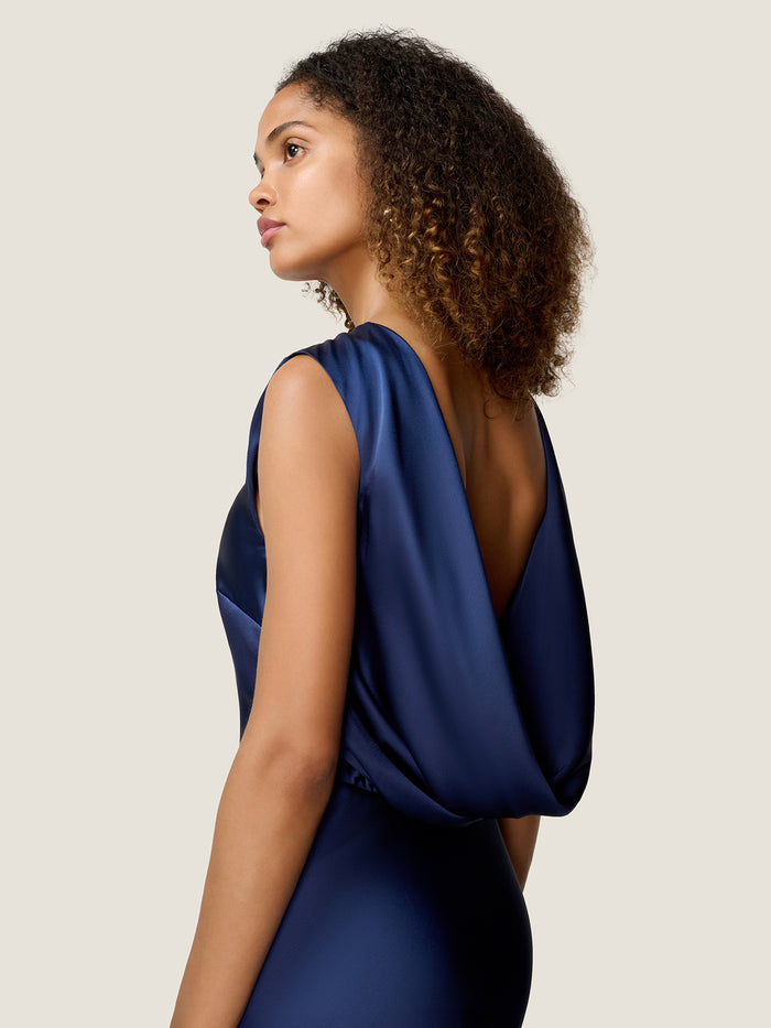 Lara Dress in Patriot Blue