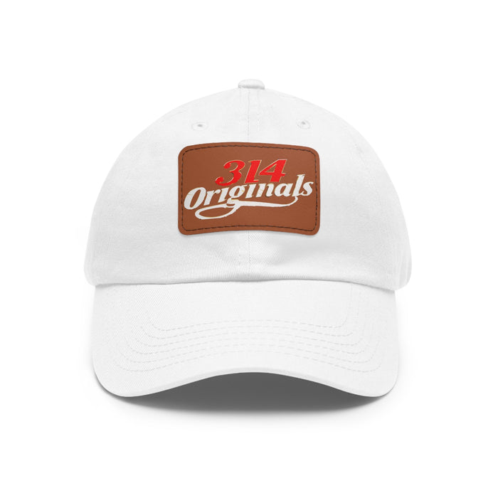 Leather Patch Dad Hat — "314 Originals" Retro Baseball Cap - 314 Originals