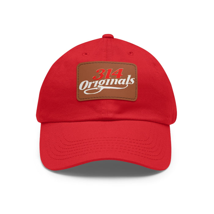Red / Light Brown patch / Rectangle / One size
